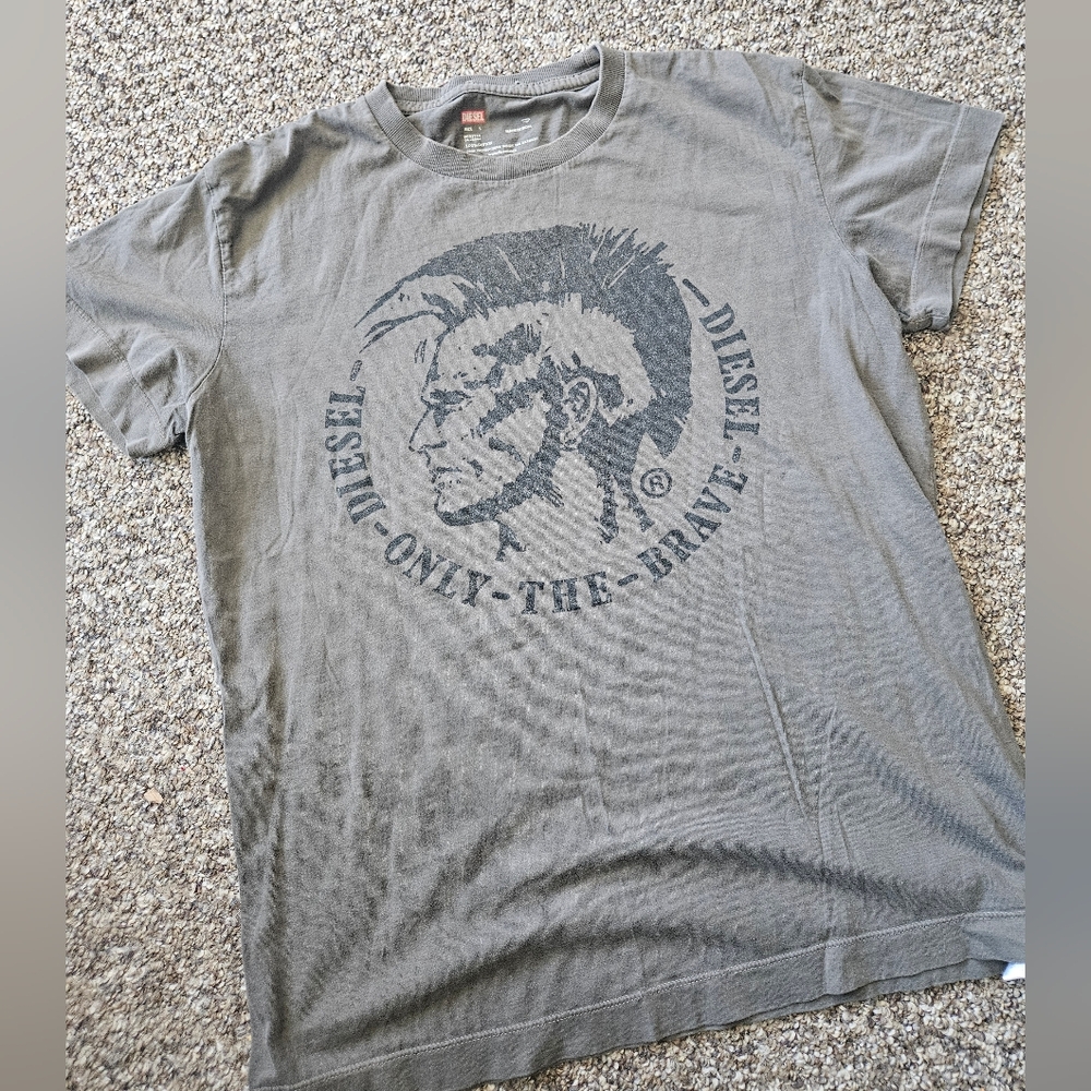Diesel "Only The Brave" T Shirt Mens Large